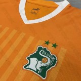 22-23 Cote d'Ivoire Yellow Fans Soccer Jersey