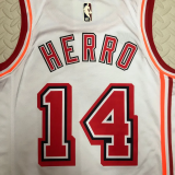 22-23 Heat HERRO #14 White Top Quality Hot Pressing NBA Jersey (Retro Logo)