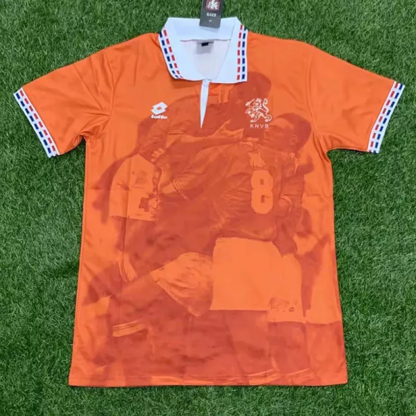1996 NetherIands Home Retro Soccer Jersey