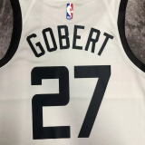 22-23 TIMBERWOLVES GOBERT #27 White City Edition Top Quality Hot Pressing NBA Jersey