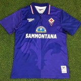 1995-1996 Fiorentina Home Retro Soccer Jersey