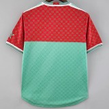 22-23 Morocco Red Blue Fans Soccer Jersey