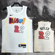 22-23 HEAT BUTLER #22 White City Edition Top Quality Hot Pressing NBA Jersey