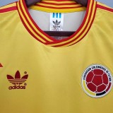 1990 Colombia Home Retro Soccer Jersey