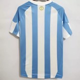 2010 Argentina Home Retro Soccer Jersey