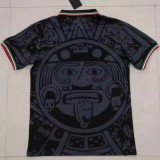 1998 Mexico Black Retro Soccer Jersey