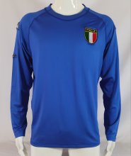 2000 Italy Home Long sleeves Retro Soccer Jersey