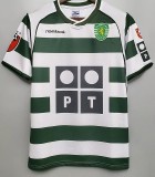2001-2002 Sporting Lisbon Home Retro Soccer Jersey