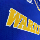 22-23 WARRIORS WIGGINS #22 Blue Top Quality Hot Pressing NBA Jersey (Retro Logo)