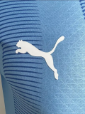 23-24 Man City Home Player Version Long Sleeve Soccer Jersey