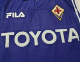 1999-2000 Fiorentina Home Retro Soccer Jersey