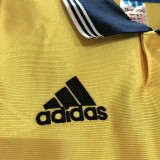 1998-1999 Marseille Away Yellow Retro Soccer Jersey