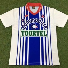 1992-1993 PSG Paris White Retro Soccer Jersey