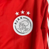 23-24 Ajax Red & White Double Sided Windbreaker