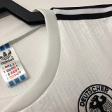 1990 Germany Home White Retro Soccer Jersey