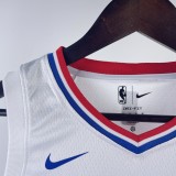 2023 Clippers WESTBROOK #0 White Top Quality Hot Pressing Kids NBA Jersey