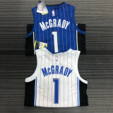 MAGIC McGRADY # 1 Blue Top Quality Hot Pressing NBA Jersey