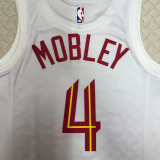 22-23 Cleveland Cavaliers MOBLEY #4 White Top Quality Hot Pressing NBA Jersey