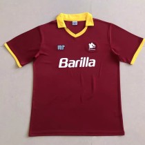1989-1990 Roma Home Retro Soccer Jersey