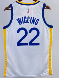 22-23 WARRIORS WIGGINS #22 White Top Quality Hot Pressing NBA Jersey