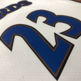 22-23 Wizards JORDAN #23 White Top Quality Hot Pressing NBA Jersey (Retro Logo)