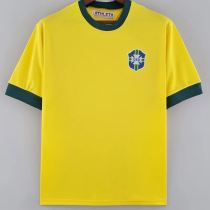 1970 Brazil Home Retro Soccer Jersey