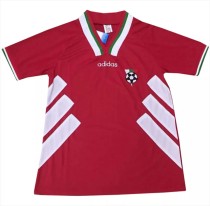 1994 Bulgaria Away Red Retro Soccer Jersey