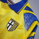 1995-1997 Parma Yellow Retro Soccer Jersey