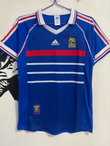 1998 France Home Retro Soccer Jersey