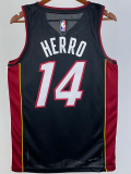 22-23 HEAT HERRO #14 Black Top Quality Hot Pressing NBA Jersey