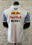 2023 F1 Red Bull White New Pattern Short Sleeve Racing Suit