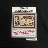 2001 Kings WILLIAMS #55 Black Retro Top Quality Hot Pressing NBA Jersey