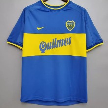 1999-2000 Boca Juniors Home Retro Soccer Jersey