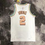 22-23 Cleveland Cavaliers IRVING #2 White City Edition Top Quality Hot Pressing NBA Jersey