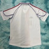 2000-2001 Lyon Home White Retro Soccer Jersey
