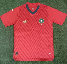 23-24 Morocco Home Fans Soccer Jersey