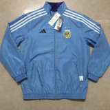 2 stars 22-23 Argentina two sides Windbreaker-2 pairs can be worn