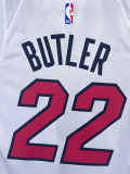 22-23 HEAT BUTLER #22 White Top Quality Hot Pressing NBA Jersey
