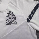 23-24 Marseille White Polo Short Sleeve