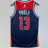 22-23 Wizards POOLE #13 Royal blue Top Quality Hot Pressing NBA Jersey (Trapeze Edition)