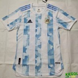 20-21 Argentina Home Player Version Soccer Jersey