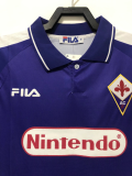 1998 Fiorentina Home Retro Soccer Jersey