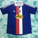 2000-2001 Lyon Away Blue Retro Soccer Jersey