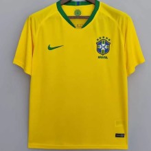 2018 Brazil Home Retro Soccer Jersey