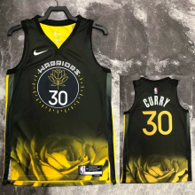22-23 WARRIORS CURRY #30 Black City Edition Top Quality Hot Pressing NBA Jersey