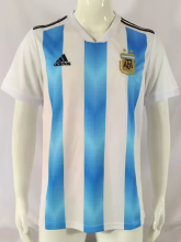 2018 Argentina Home Retro Soccer Jersey