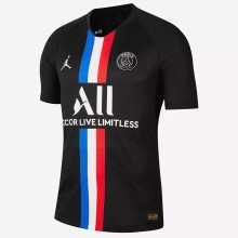 2019-2020 PSG Paris Jordan Black Retro Soccer Jersey