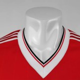 1982-1983 Man Utd Home Long Sleeve Retro Soccer Jersey