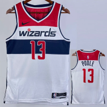 22-23 Wizards POOLE #13 White Top Quality Hot Pressing NBA Jersey