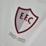 2011-2012 Fluminense 100th Anniversary White Retro Soccer Jersey